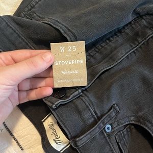 Madewell Stovepipe Jeans (the raw hem edition)